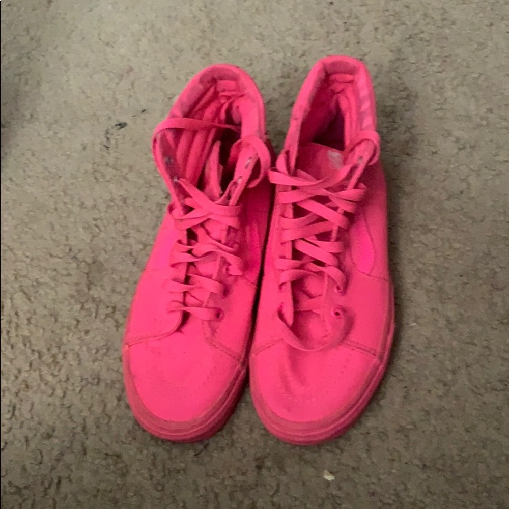 Neon Pink Vans